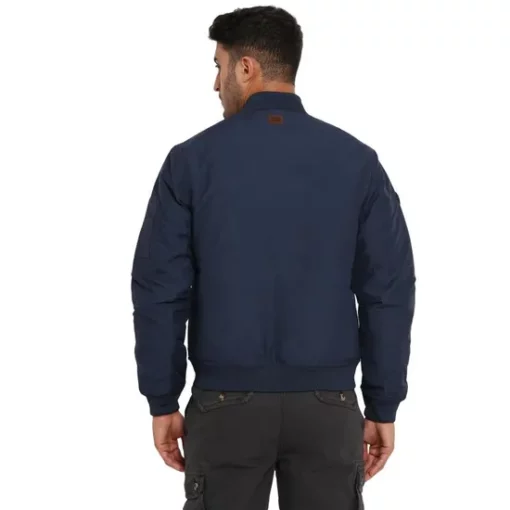 Royal Enfield Explorer Bomber Denim Blue Riding Jacket 3