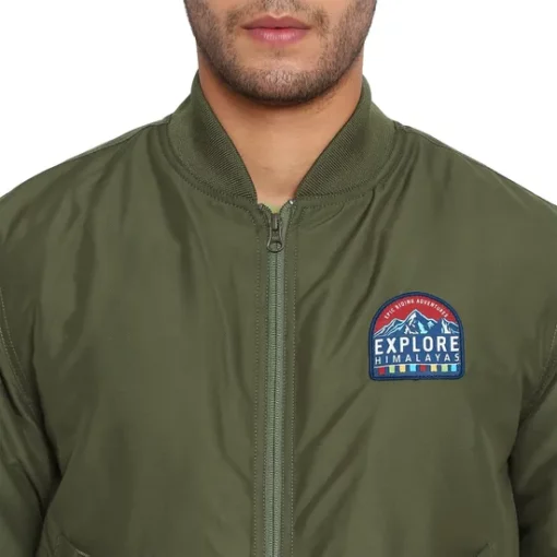 Royal Enfield Explorer Bomber Olive Riding Jacket 4