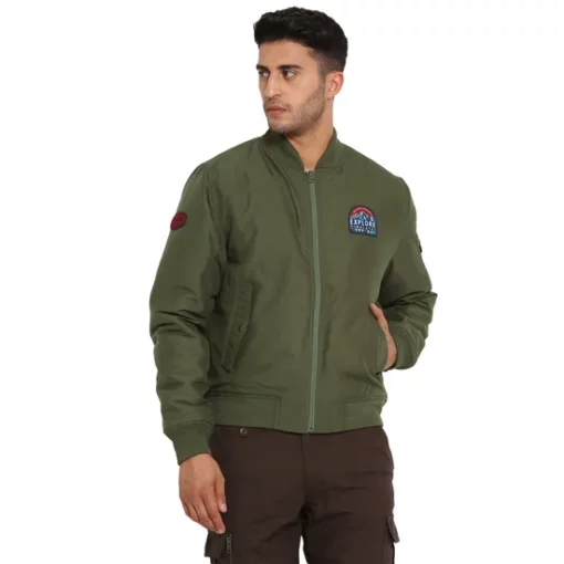 Royal Enfield Explorer Bomber Olive Riding Jacket