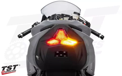 TST Programmable And Sequential Led Integrated Tail Light For Kawasaki Zx6R 2019+