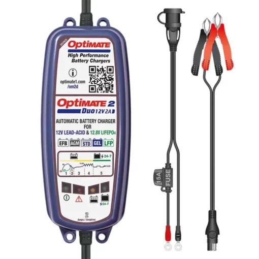 Optimate 2 Duo Battery Charger BIS Certified 4