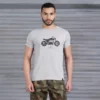 Royal Enfield X Bsmc Grey Inverse T Shirt