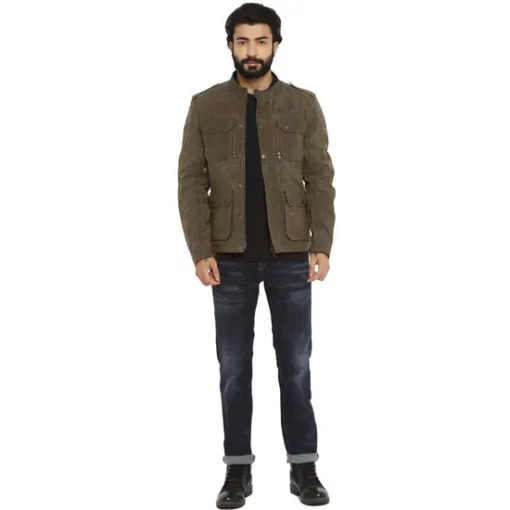 Royal Enfield Brown Panzer Men Jacket 5