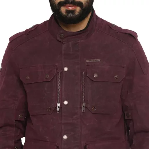 Royal Enfield Red Panzer Men Jacket 4