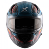 AXOR APEX Venomous Gloss Black Blue Full Face Helmet 3