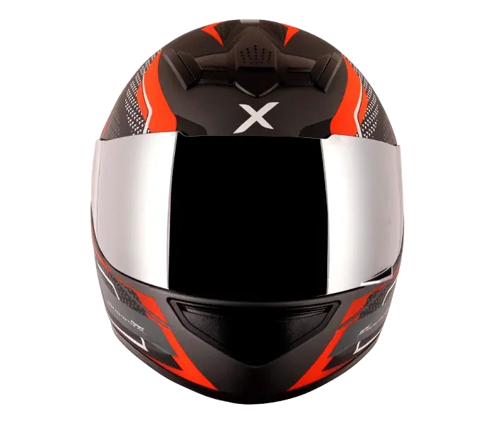 AXOR RAGE RUSTY Gloss Athena Grey Orange Full Face Helmet 1