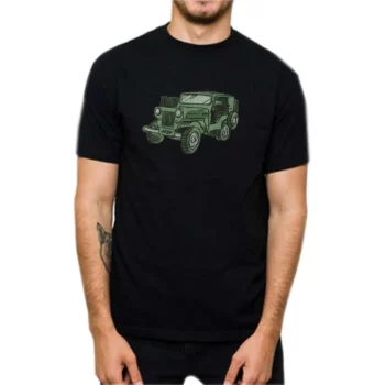 Autostreet Jeep Black T Shirt 1