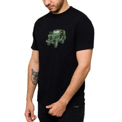 Autostreet Jeep Black T Shirt 3