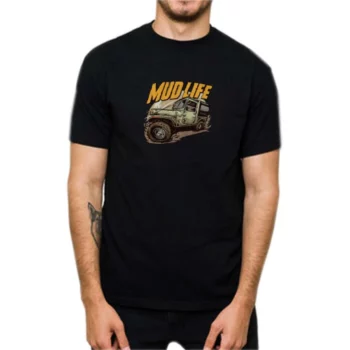 Autostreet Mudlife Black T Shirt 1