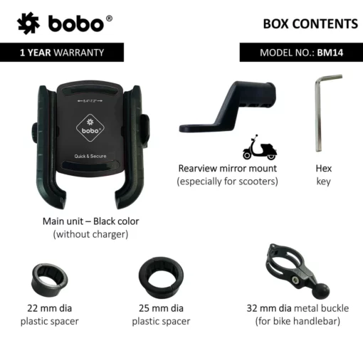 Bobo BM 14 Blue ( BM 4 Upgrade Quick Release) 3