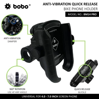 Bobo BM 14 PRO ( Black) Bike Mobile Charger 2