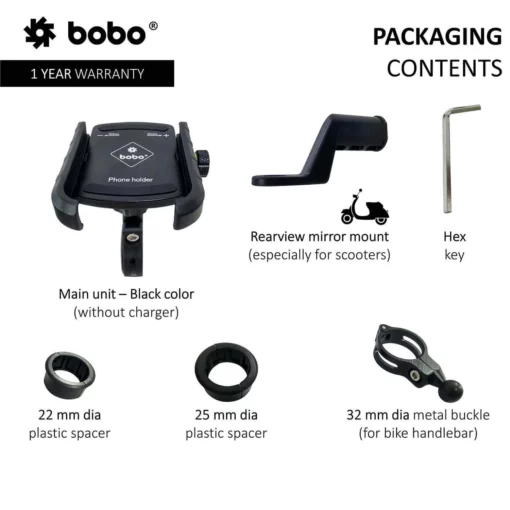 Bobo BM 4 Black Mobile Charger 3