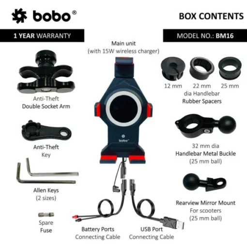 Bobo BM16 Heavy Duty Anti Vibration 3