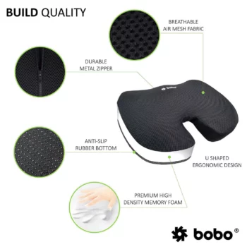 Bobo Gel Seat Cushion Black 2