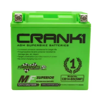 Crank1 Performance CB14L BS (SMF) Battery 1