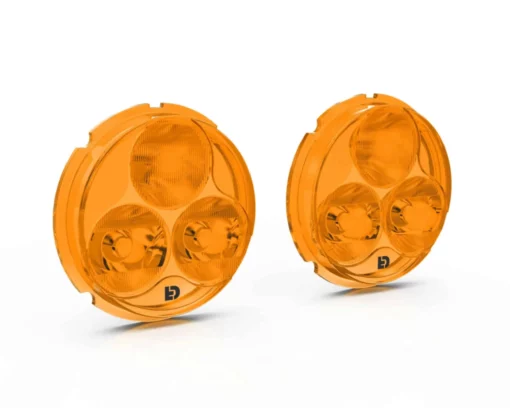 Denali D3 Driving Spot Amber TriOptic Lens Kit 01