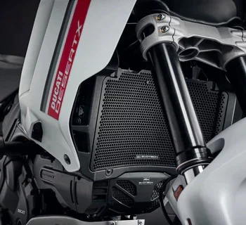 Evotech Performance Radiator Guard for Ducati Desert X 02