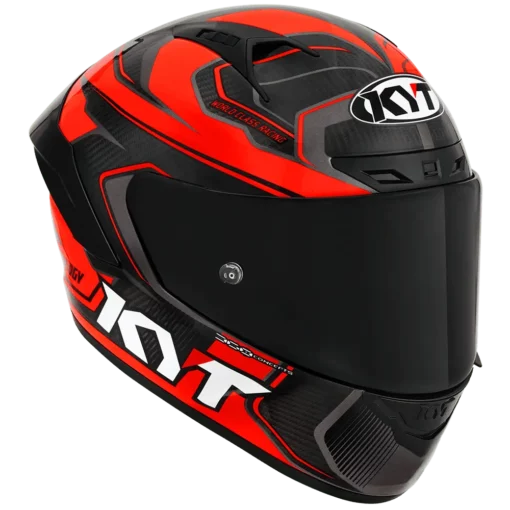 KYT NZ Race Carbon Competition Red Helmet 1