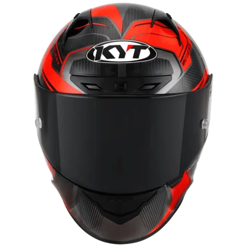 KYT NZ Race Carbon Competition Red Helmet 2