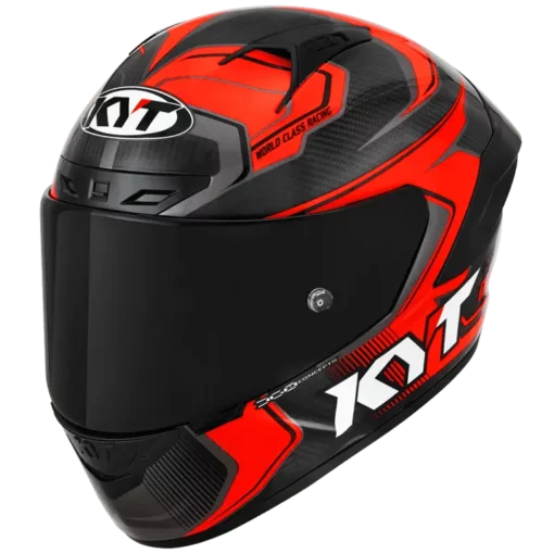 KYT NZ Race Carbon Competition Red Helmet 3