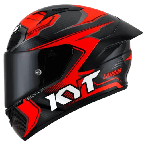 KYT NZ Race Carbon Competition Red Helmet 4