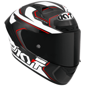 KYT NZ Race Carbon Competition White Helmet 1