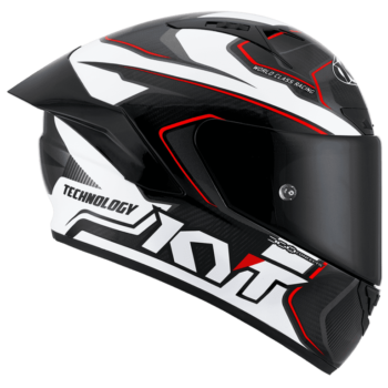 KYT NZ Race Carbon Competition White Helmet 2