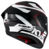 KYT NZ Race Carbon Competition White Helmet 3