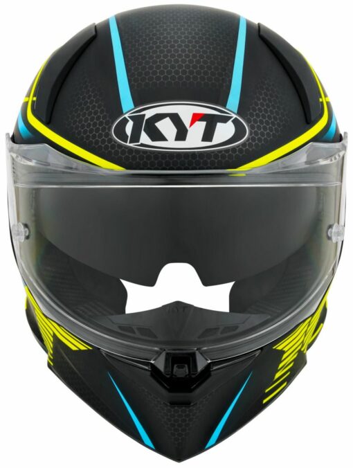 KYT R2R Pro Concept Matt BlackYellow Helmet (1)