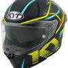 KYT R2R Pro Concept Matt BlackYellow Helmet (2)