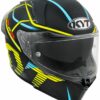 KYT R2R Pro Concept Matt BlackYellow Helmet (3)
