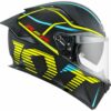KYT R2R Pro Concept Matt BlackYellow Helmet (4)