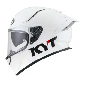 KYT R2R Pro Plain White Helmet 1