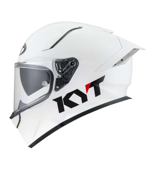KYT R2R Pro Plain White Helmet 1