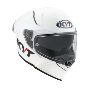 KYT R2R Pro Plain White Helmet 2