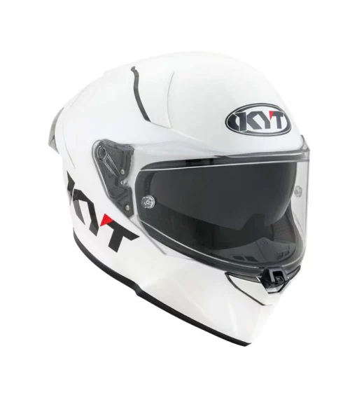 KYT R2R Pro Plain White Helmet 2