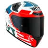KYT TT Course Fuselage Red Helmet 4