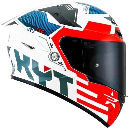 KYT TT Course Fuselage Red Helmet 5