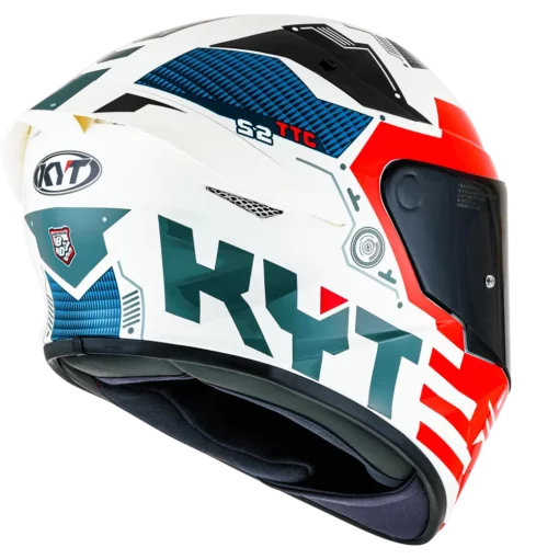 KYT TT Course Fuselage Red Helmet 6