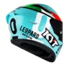 KYT TT Course Leopard Replica Tricolore Helmet 4
