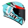 KYT TT Course Leopard Replica Tricolore Helmet 5