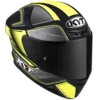 KYT TT Course Tourist Matt Yellow Fluo Helmet 1