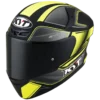 KYT TT Course Tourist Matt Yellow Fluo Helmet 3