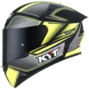 KYT TT Course Tourist Matt Yellow Fluo Helmet 4