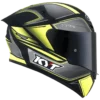 KYT TT Course Tourist Matt Yellow Fluo Helmet 8