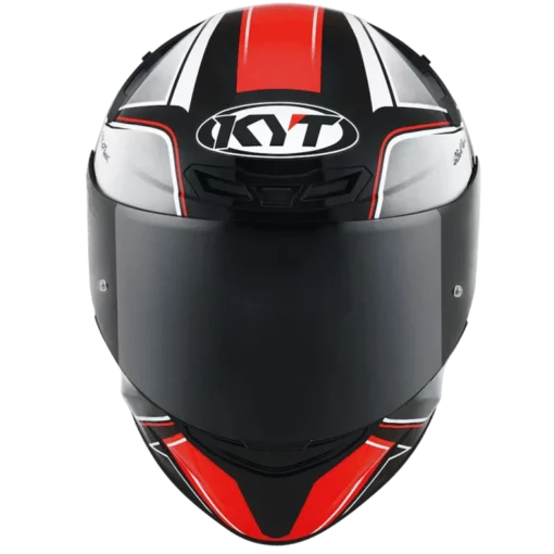 KYT TT Course Tourist Red Fluo Helmet 2