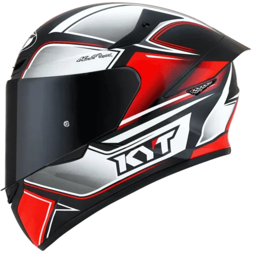 KYT TT Course Tourist Red Fluo Helmet 4