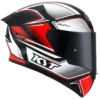 KYT TT Course Tourist Red Fluo Helmet 8