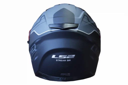 LS2 FF320 Badas Gloss Black Grey Full Face Helmet 2