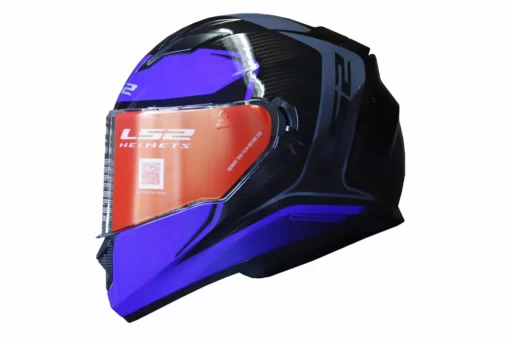 LS2 FF320 Flaux Gloss Black Blue Full Face Helmet 1